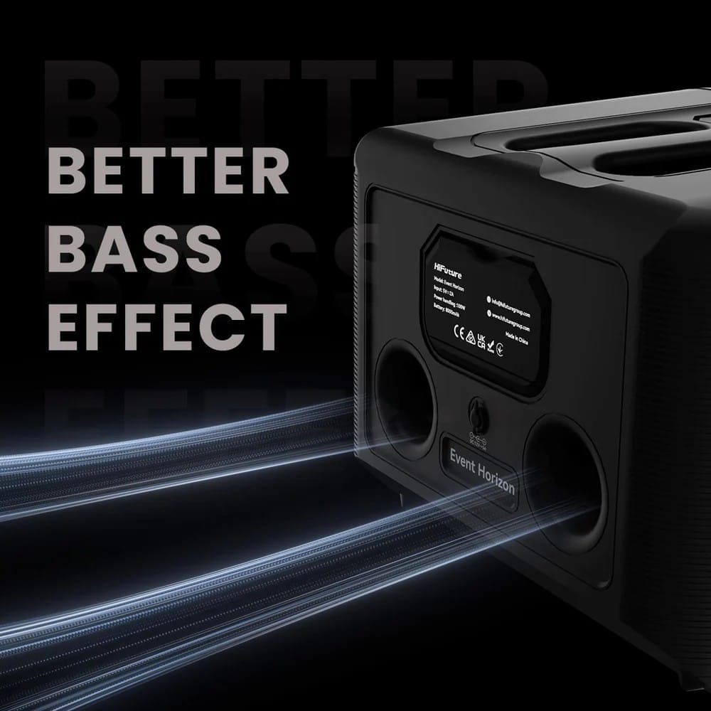 ลำโพงบลูทูธ HIFUTURE EVENT HORIZON BASS ENHANCED EQ สีดำ